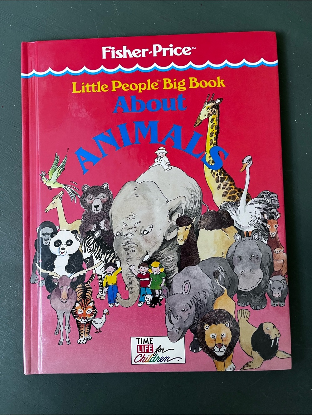 Fisher-Price Little People Big Book About Animals - Red Cover